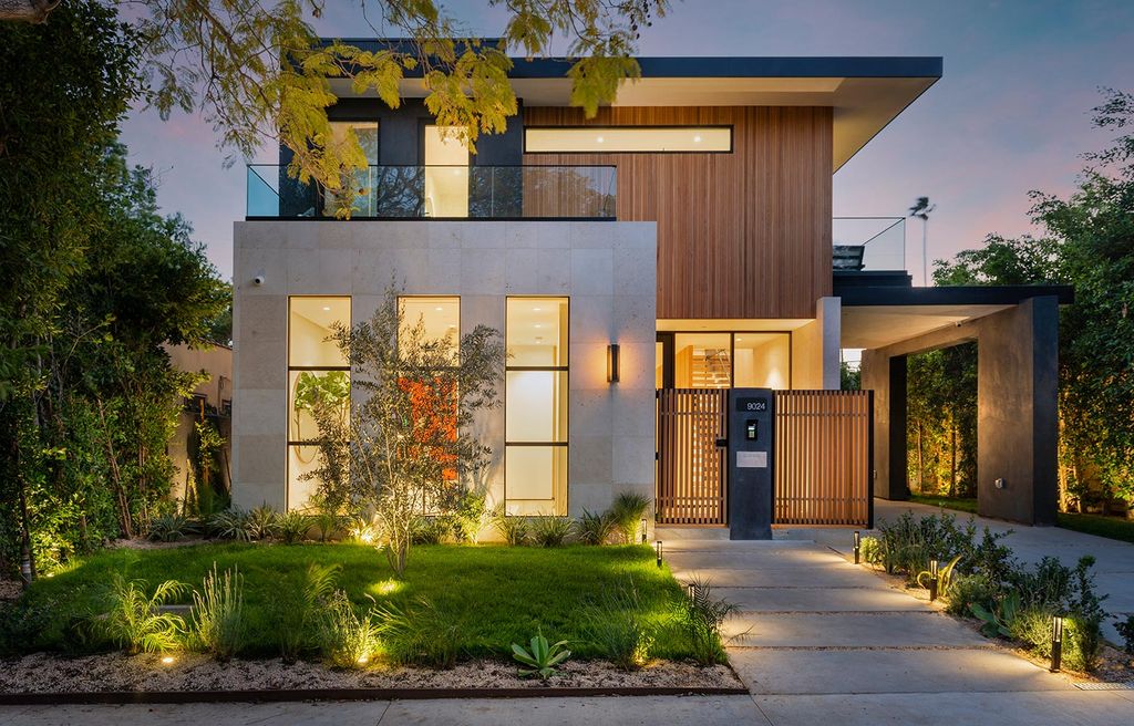 The Home in West Hollywood is a Jae Omar Designed New Construction features indoor-outdoor entertaining spaces now available for sale. This home located at 9024 Rangely Ave, West Hollywood, California; offering 4 bedrooms and 6 bathrooms with over 4,400 square feet of living spaces.