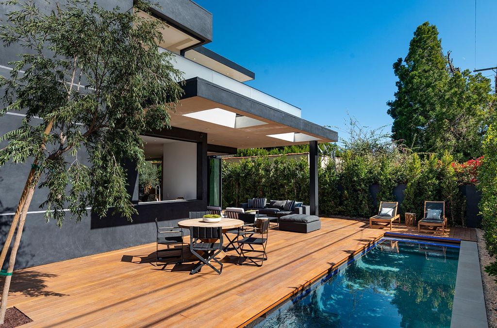 The Home in West Hollywood is a Jae Omar Designed New Construction features indoor-outdoor entertaining spaces now available for sale. This home located at 9024 Rangely Ave, West Hollywood, California; offering 4 bedrooms and 6 bathrooms with over 4,400 square feet of living spaces.
