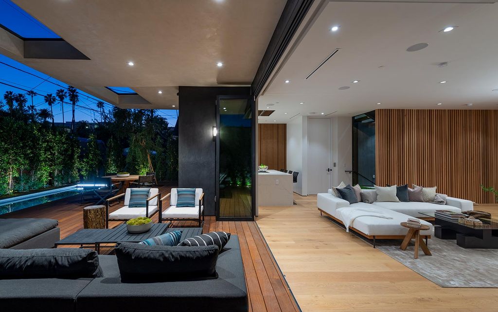 The Home in West Hollywood is a Jae Omar Designed New Construction features indoor-outdoor entertaining spaces now available for sale. This home located at 9024 Rangely Ave, West Hollywood, California; offering 4 bedrooms and 6 bathrooms with over 4,400 square feet of living spaces.