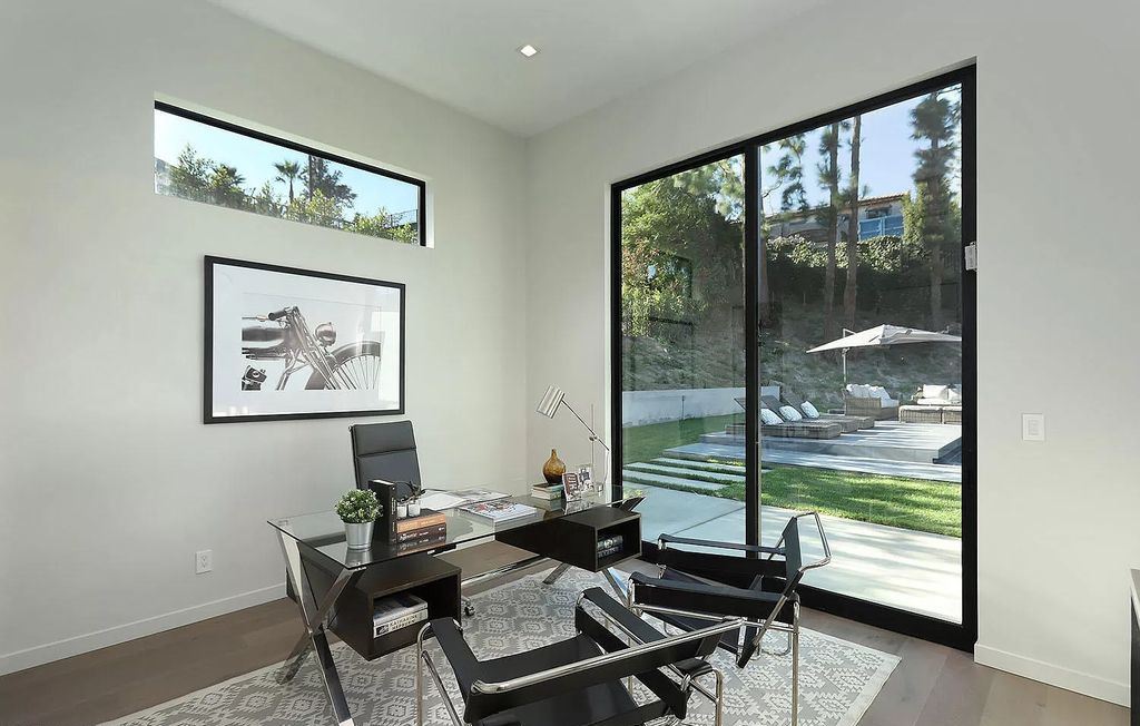 The Contemporary House is a modern masterpiece in prestigious Bel Air with elegant finishes boasts superb indoor, outdoor living now available for sale. This home located at 10825 Vicenza Way, Los Angeles, California; offering 5 bedrooms and 6 bathrooms with over 5,300 square feet of living spaces.