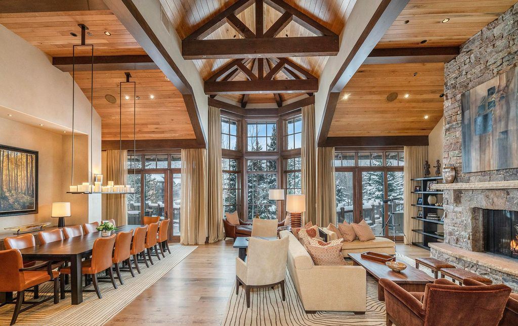 The Vail Mountain Chalet is a luxurious a classic European-inspired property with exclusive access to Vail Mountain now available for sale. This home located at 615 Forest Pl, Vail, Colorado; offering 7 bedrooms and 14 bathrooms with over 11,800 square feet of living spaces.