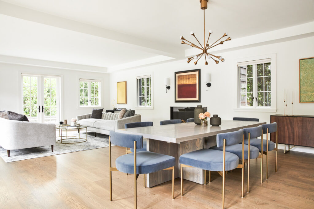 Interior design of Lorna Lane in Brentwood, LA was made by ae design in Modern style