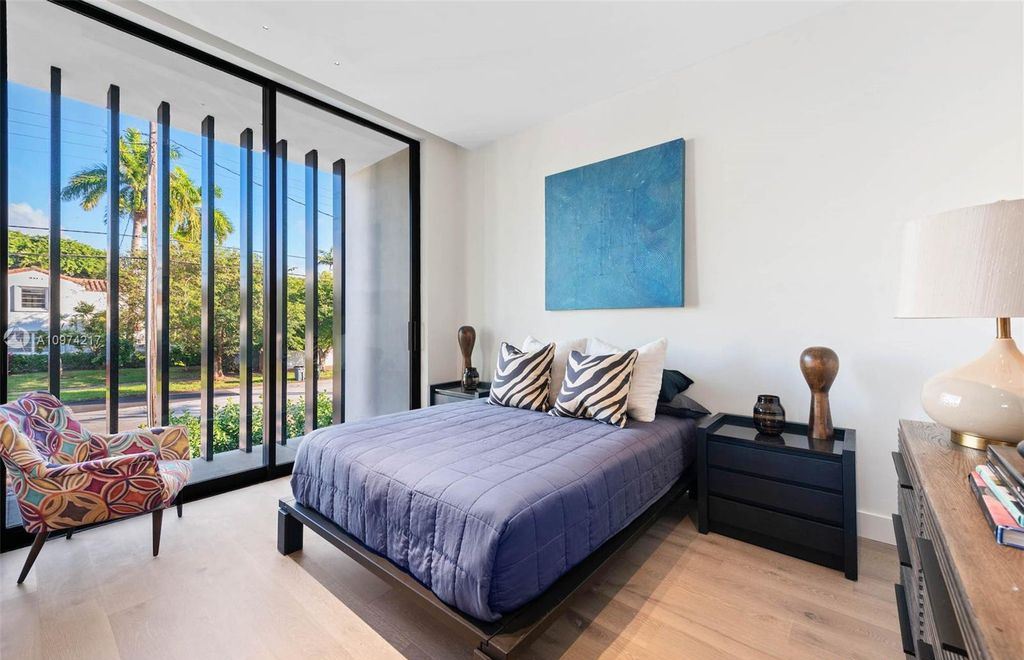 The Modern House in Miami Beach is a newly built tropical residence offering expansive western views of the La Gorce Country Club Golf Course now available for sale. This home located at 5470 La Gorce Dr, Miami Beach, Florida; offering 4 bedrooms and 4 bathrooms with over 3,600 square feet of living spaces.