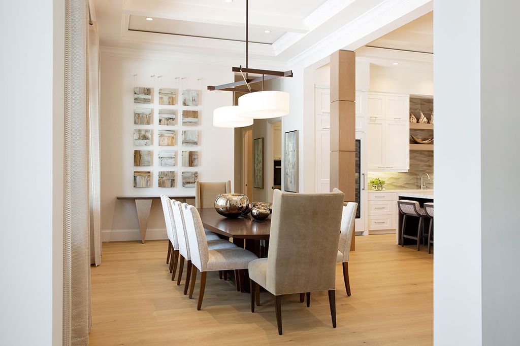 Contemporary Interior Design for Old Naples home in Florida was made by Ficarra Design Associates in Classic Contemporary style. This design creates functionally spacious indoor living from good finish materials, with impressive decorations and smart amenities.