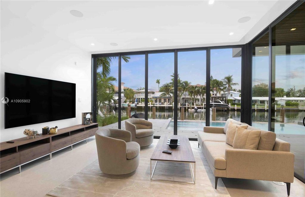 The Home in Fort Lauderdale is a sophisticated luxurious 2 story modern design on 70 foot of deep water now available for sale. This home located at 1537 SE 13th St, Fort Lauderdale, Florida; offering 6 bedrooms and 7 bathrooms with over 4,700 square feet of living spaces.