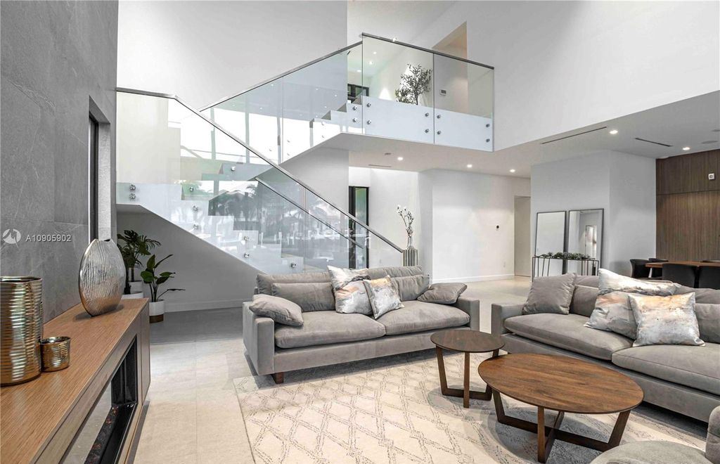 The Home in Fort Lauderdale is a sophisticated luxurious 2 story modern design on 70 foot of deep water now available for sale. This home located at 1537 SE 13th St, Fort Lauderdale, Florida; offering 6 bedrooms and 7 bathrooms with over 4,700 square feet of living spaces.