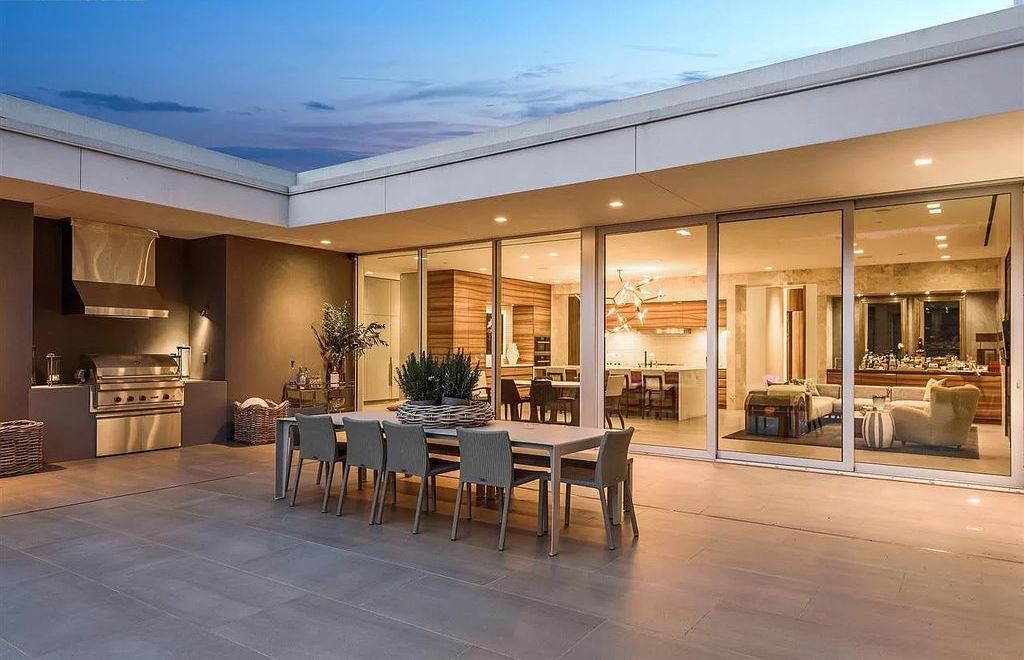 The Estate in California is an extraordinary Napa Valley property features wellness pavilion, sport court, infinity pool now available for sale. This home located at 1561 S Whitehall Ln, Saint Helena, California; offering 7 bedrooms and 11 bathrooms with over 14,000 square feet of living spaces.