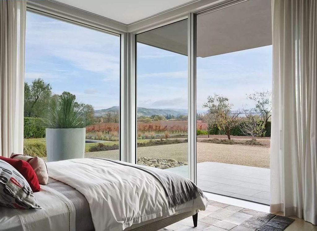 The Estate in California is an extraordinary Napa Valley property features wellness pavilion, sport court, infinity pool now available for sale. This home located at 1561 S Whitehall Ln, Saint Helena, California; offering 7 bedrooms and 11 bathrooms with over 14,000 square feet of living spaces.