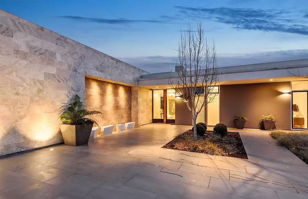 The Estate in California is an extraordinary Napa Valley property features wellness pavilion, sport court, infinity pool now available for sale. This home located at 1561 S Whitehall Ln, Saint Helena, California; offering 7 bedrooms and 11 bathrooms with over 14,000 square feet of living spaces.