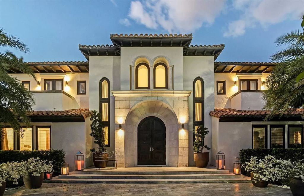 The Mediterranean Mansion is one of the largest waterfront estates on Sunset Islands offers abundance of private luxurious amenities now available for sale. This home located at 1525 W 24th St, Miami Beach, Florida; offering 7 bedrooms and 10 bathrooms with over 11,500 square feet of living spaces.