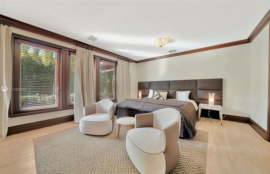 The Mediterranean Mansion is one of the largest waterfront estates on Sunset Islands offers abundance of private luxurious amenities now available for sale. This home located at 1525 W 24th St, Miami Beach, Florida; offering 7 bedrooms and 10 bathrooms with over 11,500 square feet of living spaces.