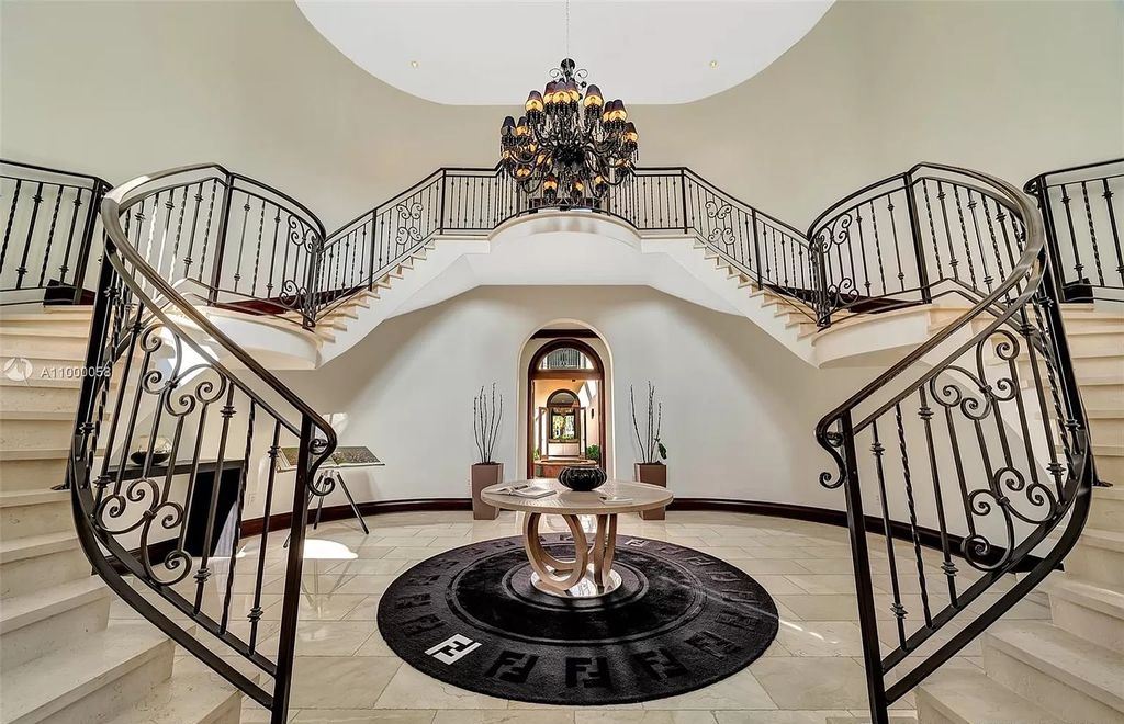 The Mediterranean Mansion is one of the largest waterfront estates on Sunset Islands offers abundance of private luxurious amenities now available for sale. This home located at 1525 W 24th St, Miami Beach, Florida; offering 7 bedrooms and 10 bathrooms with over 11,500 square feet of living spaces.