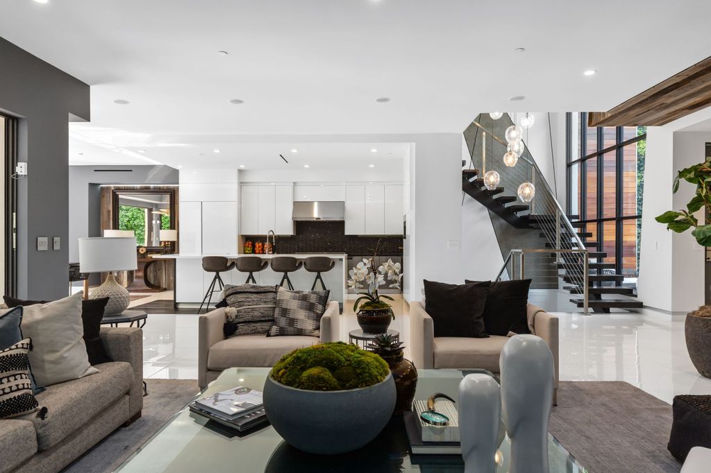 The Home in Beverly Hills is newly constructed, private and gated estate in the most coveted zip code in the world now available for sale. This home located at 1849 Coldwater Canyon Dr, Beverly Hills, California; offering 5 bedrooms and 5 bathrooms with over 4,300 square feet of living spaces.