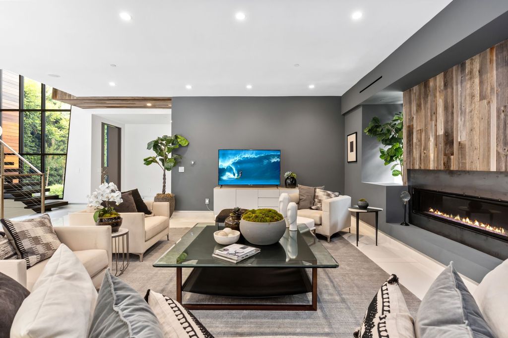 The Home in Beverly Hills is newly constructed, private and gated estate in the most coveted zip code in the world now available for sale. This home located at 1849 Coldwater Canyon Dr, Beverly Hills, California; offering 5 bedrooms and 5 bathrooms with over 4,300 square feet of living spaces.