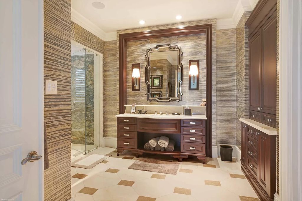 The Custom Home in Florida is a luxurious estate situated on the finest lot in prestigious Old Palm now available for sale. This home located at 11748 Bella Donna Ct, Palm Beach Gardens, Florida; offering 6 bedrooms and 9 bathrooms with over 10,000 square feet of living spaces.