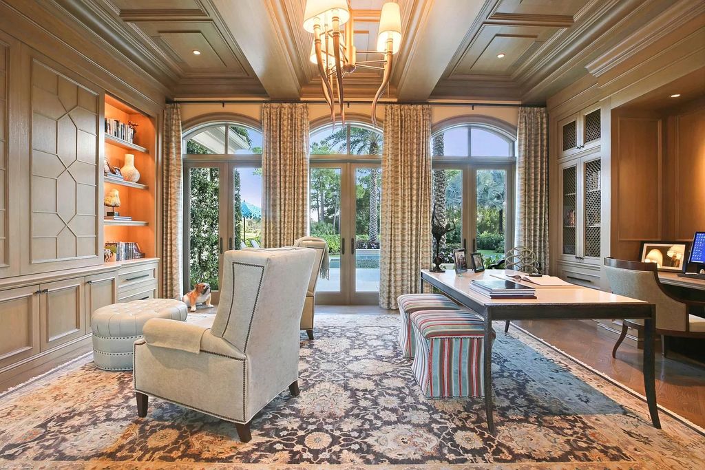 The Custom Home in Florida is a luxurious estate situated on the finest lot in prestigious Old Palm now available for sale. This home located at 11748 Bella Donna Ct, Palm Beach Gardens, Florida; offering 6 bedrooms and 9 bathrooms with over 10,000 square feet of living spaces.