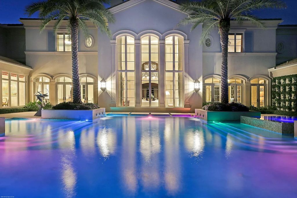 The Custom Home in Florida is a luxurious estate situated on the finest lot in prestigious Old Palm now available for sale. This home located at 11748 Bella Donna Ct, Palm Beach Gardens, Florida; offering 6 bedrooms and 9 bathrooms with over 10,000 square feet of living spaces.