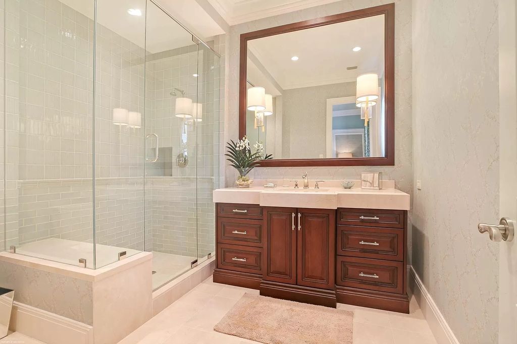 The Custom Home in Florida is a luxurious estate situated on the finest lot in prestigious Old Palm now available for sale. This home located at 11748 Bella Donna Ct, Palm Beach Gardens, Florida; offering 6 bedrooms and 9 bathrooms with over 10,000 square feet of living spaces.