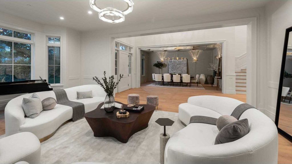The New Construction Home in prestigious Brentwood Park features the highest caliber of finishes and spacious grounds now available for sale. This home located at 12730 Hanover St, Los Angeles, California; offering 8 bedrooms and 10 bathrooms with over 13,000 square feet of living spaces.