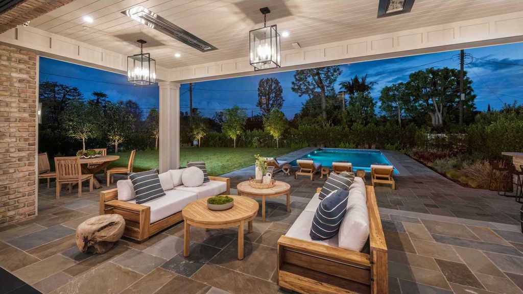 The New Construction Home in prestigious Brentwood Park features the highest caliber of finishes and spacious grounds now available for sale. This home located at 12730 Hanover St, Los Angeles, California; offering 8 bedrooms and 10 bathrooms with over 13,000 square feet of living spaces.
