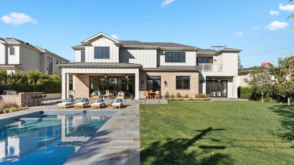 The New Construction Home in prestigious Brentwood Park features the highest caliber of finishes and spacious grounds now available for sale. This home located at 12730 Hanover St, Los Angeles, California; offering 8 bedrooms and 10 bathrooms with over 13,000 square feet of living spaces.