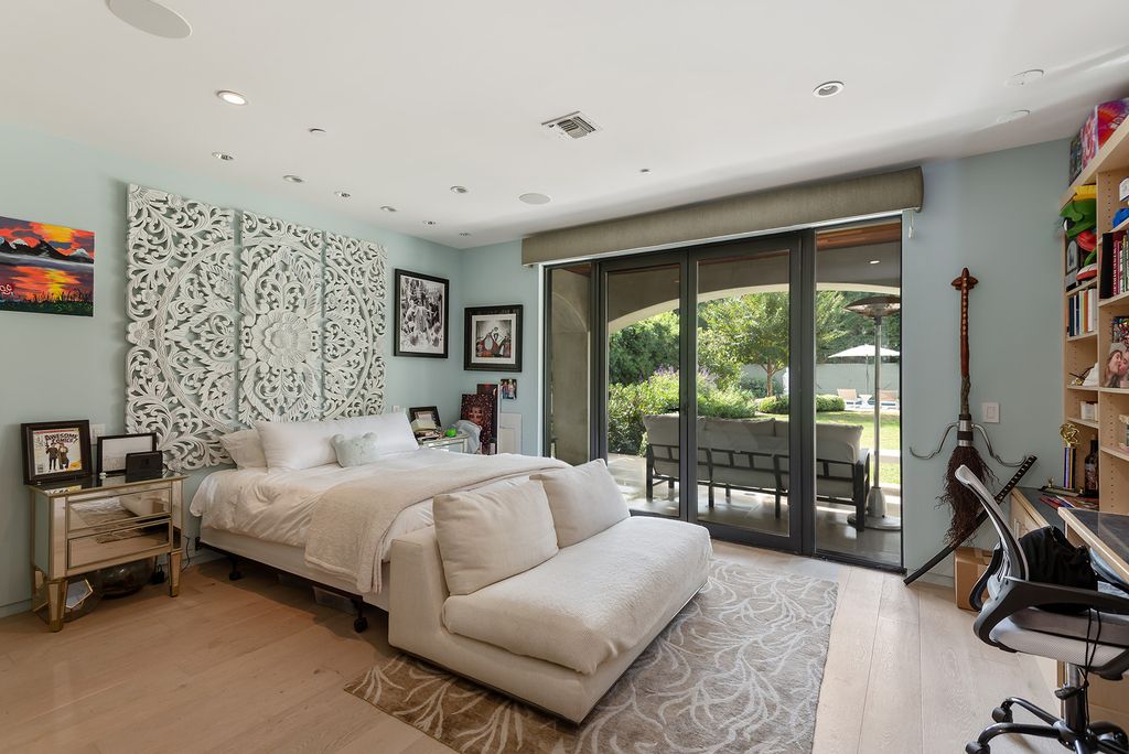 The Home in Los Angeles is an absolutely breathtaking property perfects for outdoor entertaining with the cozy loggia & fireplace now available for sale. This home located at 383 S Beverly Glen Blvd, Los Angeles, California; offering 6 bedrooms and 8 bathrooms with over 7,000 square feet of living spaces.