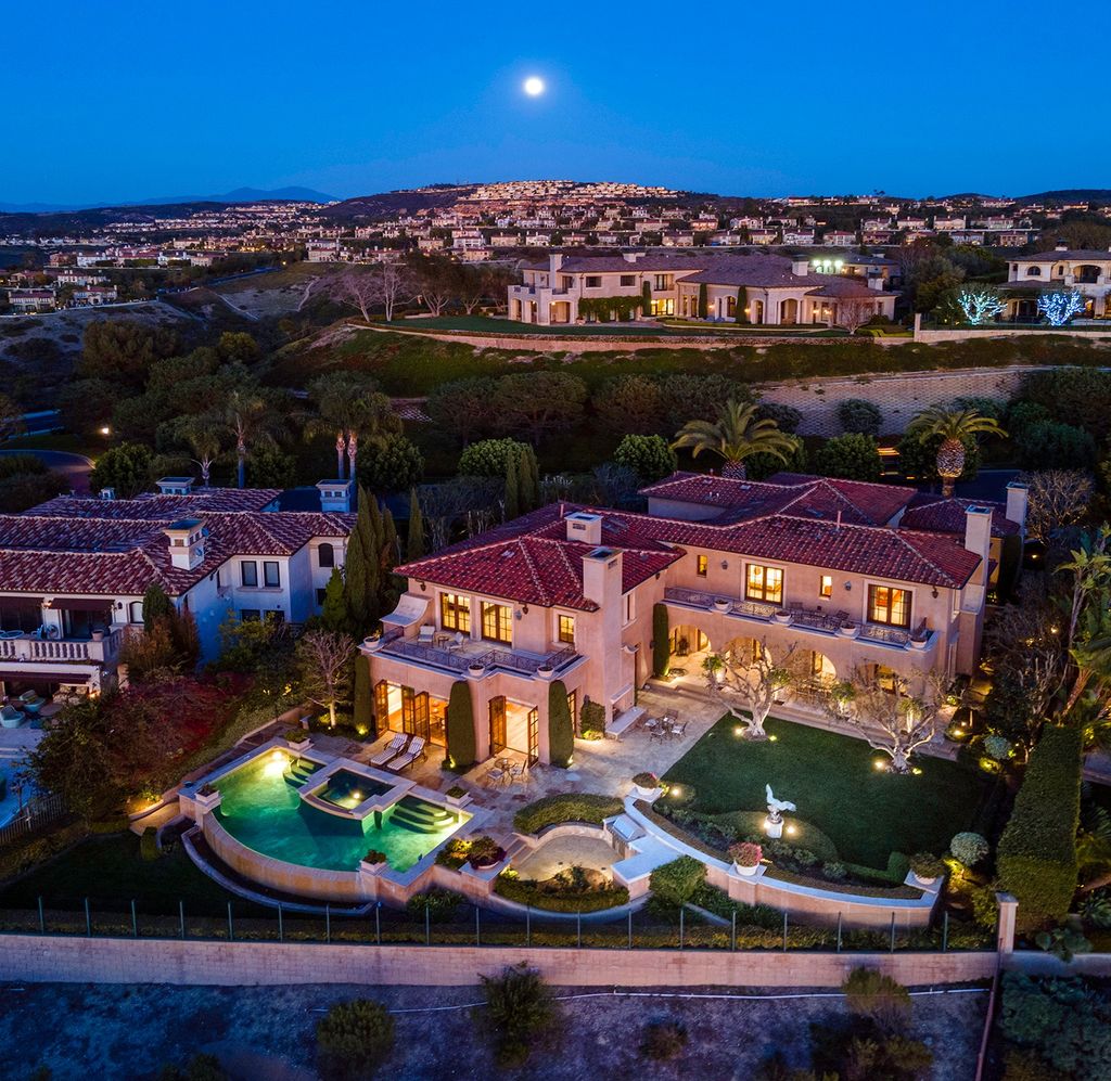 The Newport Coast Home boasts coastal southern California grandeur throughout on a front row unobstructed hilltop now available for sale. This home located at 7 Sailcrest, Newport Coast, California; offering 7 bedrooms and 8 bathrooms with over 9,800 square feet of living spaces.