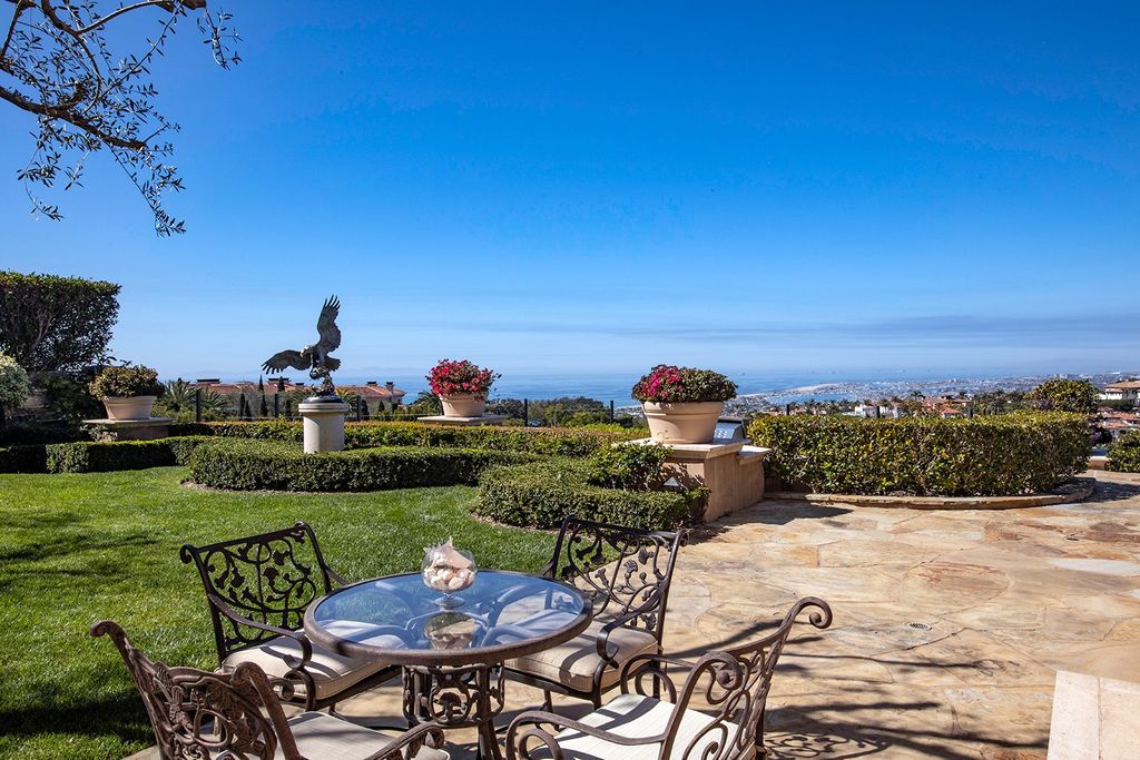The Newport Coast Home boasts coastal southern California grandeur throughout on a front row unobstructed hilltop now available for sale. This home located at 7 Sailcrest, Newport Coast, California; offering 7 bedrooms and 8 bathrooms with over 9,800 square feet of living spaces.