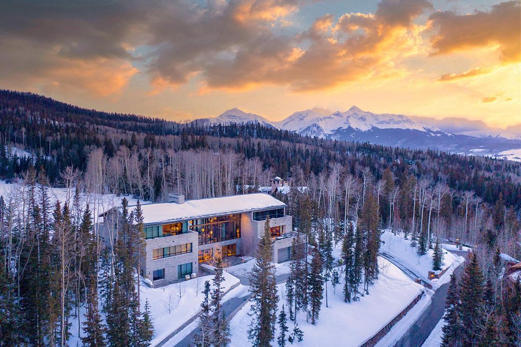 The Colorado Ski Resort is one of the finest properties in North America with unparalleled and stunning setting now available for sale. This home located at 137 Hood Park Rd, Mountain Village, Colorado; offering 8 bedrooms and 13 bathrooms with over 18,000 square feet of living spaces.
