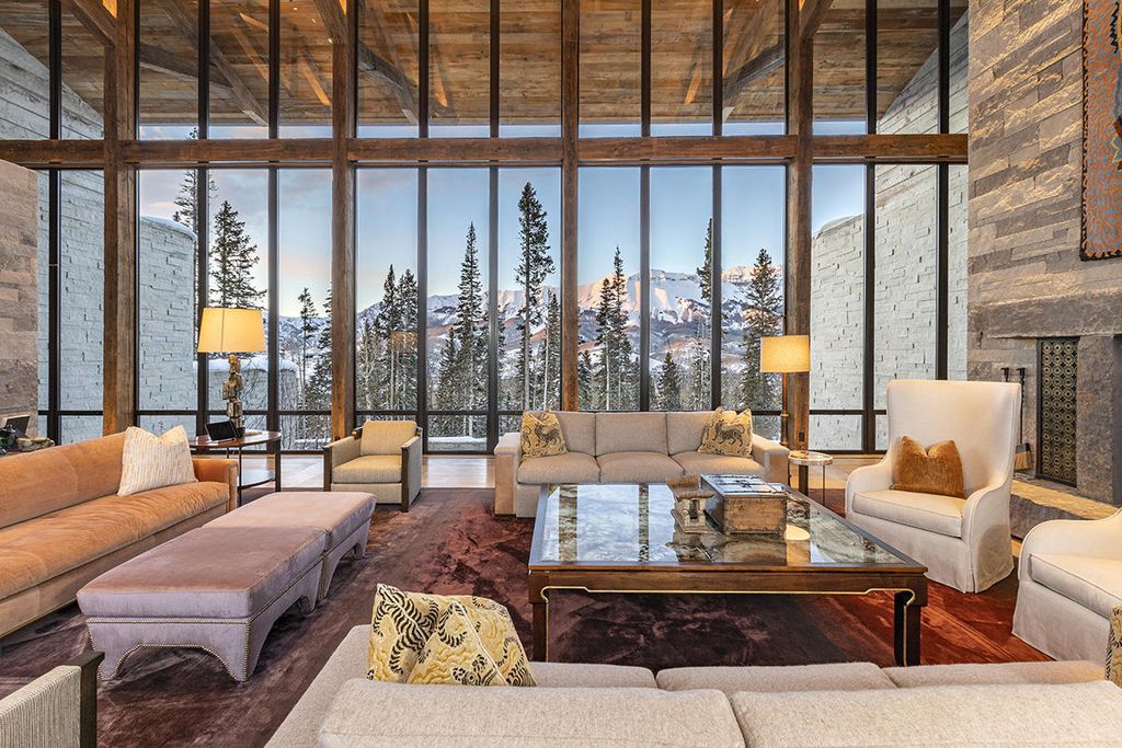 The Colorado Ski Resort is one of the finest properties in North America with unparalleled and stunning setting now available for sale. This home located at 137 Hood Park Rd, Mountain Village, Colorado; offering 8 bedrooms and 13 bathrooms with over 18,000 square feet of living spaces.