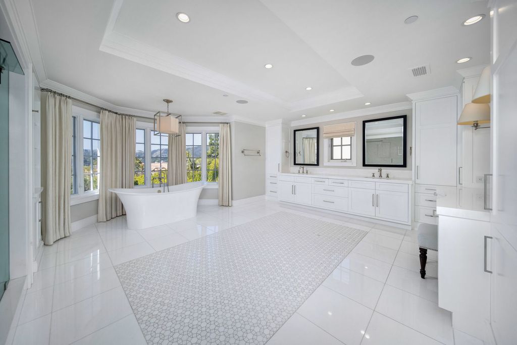 The Traditional Home in Bel Air provides California indoor, outdoor living at its finest now available for sale. This home located at 2311 Worthing Ln, Los Angeles, California; offering 5 bedrooms and 7 bathrooms with over 9,200 square feet of living spaces.