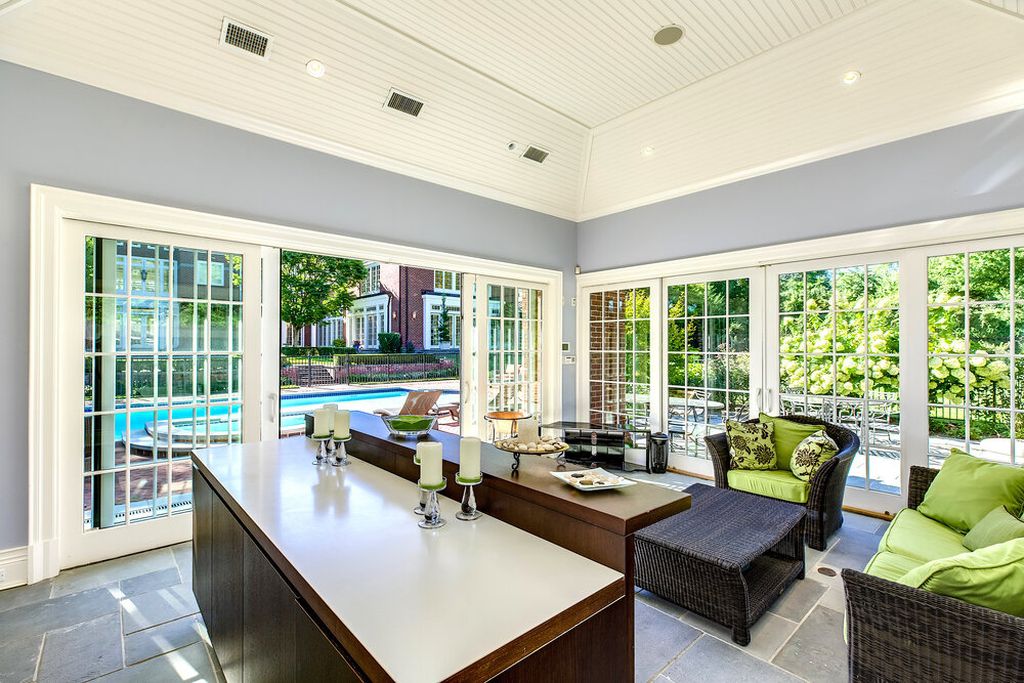 The New York Home is a perfectly manicured property located on one of the most prestigious streets on the Gold Coast of Long Island now available for sale. This home located at 110 Dupont Ests, Greenvale, New York; offering 7 bedrooms and 12 bathrooms with over 10,000 square feet of living spaces. 