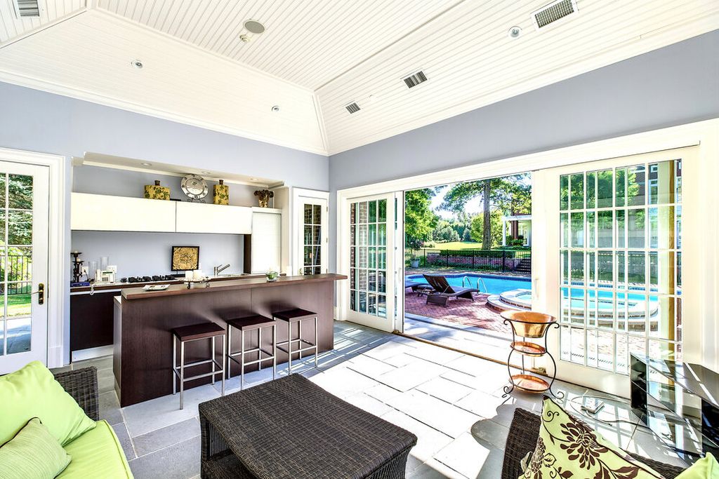The New York Home is a perfectly manicured property located on one of the most prestigious streets on the Gold Coast of Long Island now available for sale. This home located at 110 Dupont Ests, Greenvale, New York; offering 7 bedrooms and 12 bathrooms with over 10,000 square feet of living spaces. 