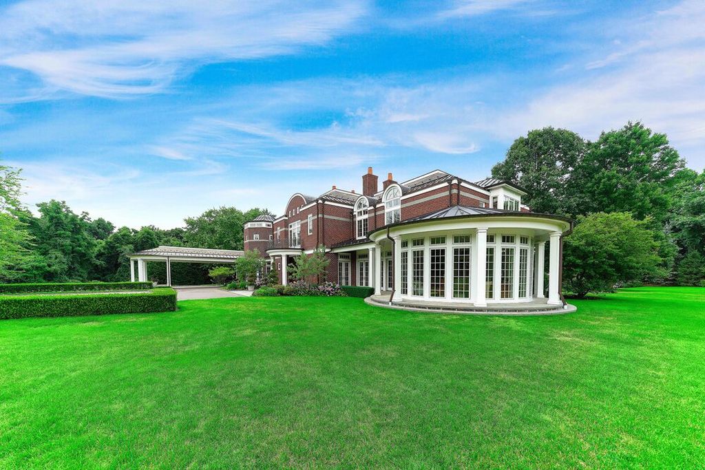 The New York Home is a perfectly manicured property located on one of the most prestigious streets on the Gold Coast of Long Island now available for sale. This home located at 110 Dupont Ests, Greenvale, New York; offering 7 bedrooms and 12 bathrooms with over 10,000 square feet of living spaces. 