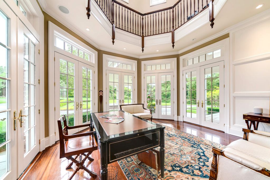 The New York Home is a perfectly manicured property located on one of the most prestigious streets on the Gold Coast of Long Island now available for sale. This home located at 110 Dupont Ests, Greenvale, New York; offering 7 bedrooms and 12 bathrooms with over 10,000 square feet of living spaces. 