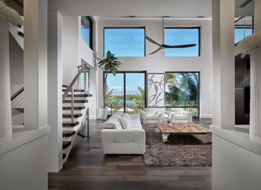 The Home on Marco Island is a Incredible island sanctuary nestled along the natural shoreline of Barfield Bay now available for sale. This home located at 899 Caxambas Dr, Marco Island, Florida; offering 5 bedrooms and 5 bathrooms with over 6,000 square feet of living spaces.