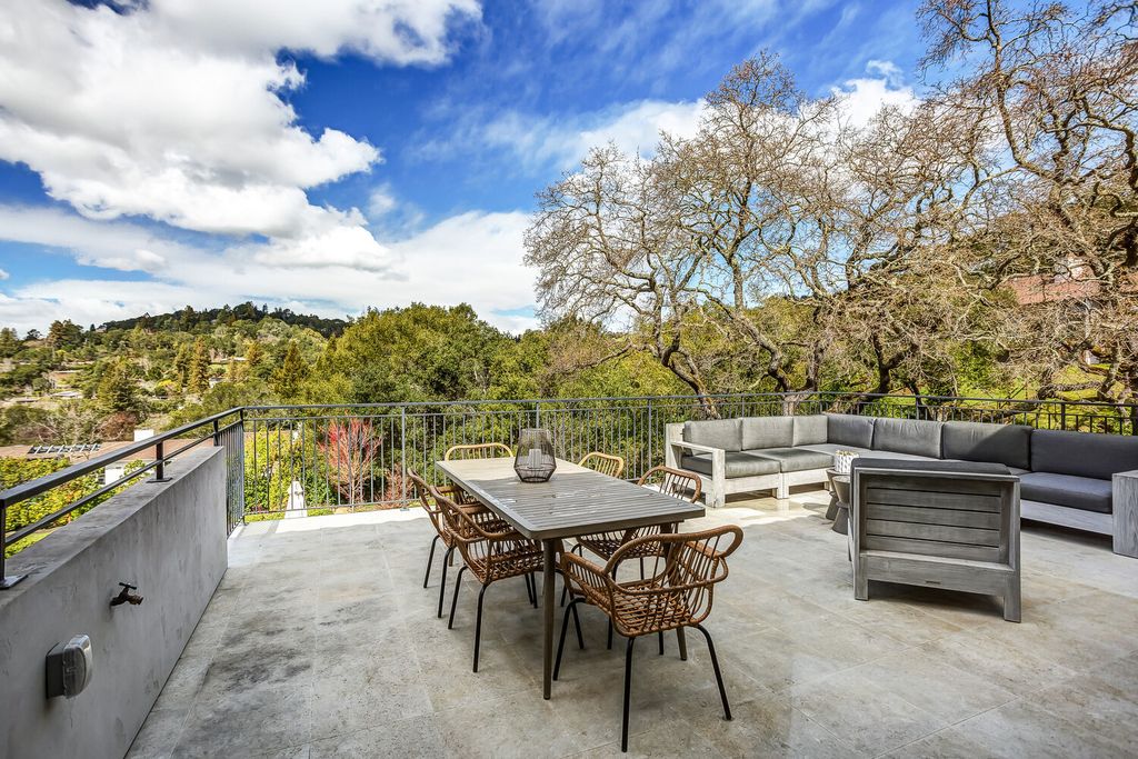 The Home in Orinda is a resort like estate where perfect design meets exquisite taste and unparalleled craftsmanship now available for sale. This home located at 519 Miner Rd, Orinda, California; offering 5 bedrooms and 9 bathrooms with over 7,000 square feet of living spaces. 