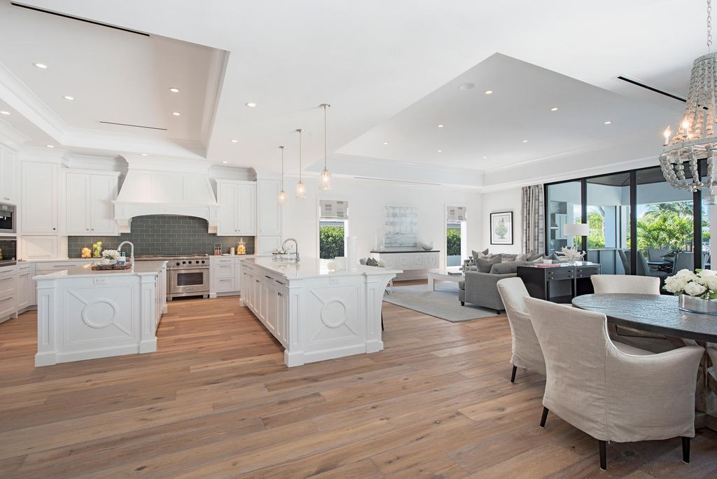 The Naples Home is a classical, lightly lived-in estate with extensive outdoor patios and landscaping finish off the tropical exterior now available for sale. This home located at 1200 Galleon Dr, Naples, Florida; offering 6 bedrooms and 12 bathrooms with over 7,700 square feet of living spaces