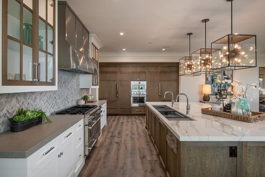 The Home in La Jolla is a Brand new construction on Muirlands Drive with panoramic ocean, village, and golf course views now available for sale. This home located at 1206 Muirlands Dr, La Jolla, California; offering 8 bedrooms and 8 bathrooms with over 7,700 square feet of living spaces.