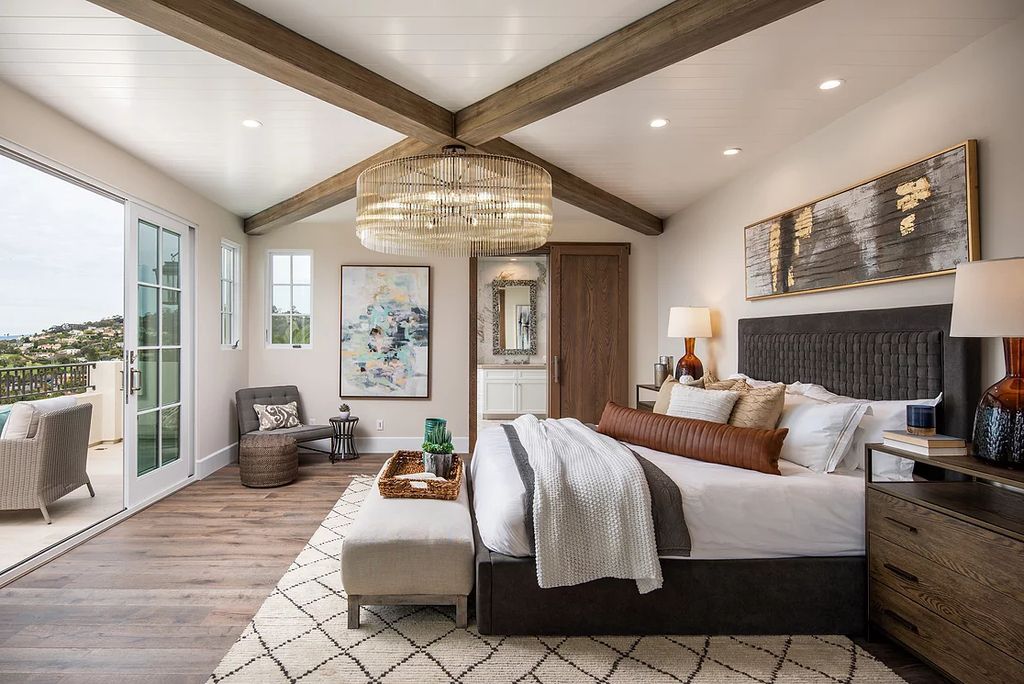 The Home in La Jolla is a Brand new construction on Muirlands Drive with panoramic ocean, village, and golf course views now available for sale. This home located at 1206 Muirlands Dr, La Jolla, California; offering 8 bedrooms and 8 bathrooms with over 7,700 square feet of living spaces.