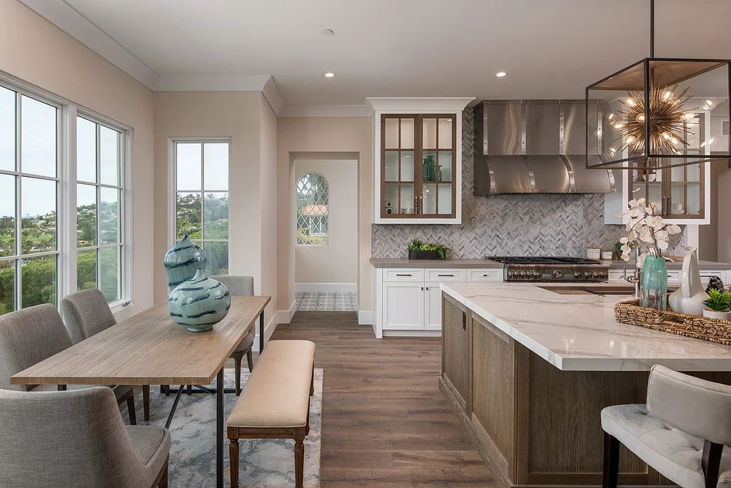 The Home in La Jolla is a Brand new construction on Muirlands Drive with panoramic ocean, village, and golf course views now available for sale. This home located at 1206 Muirlands Dr, La Jolla, California; offering 8 bedrooms and 8 bathrooms with over 7,700 square feet of living spaces.