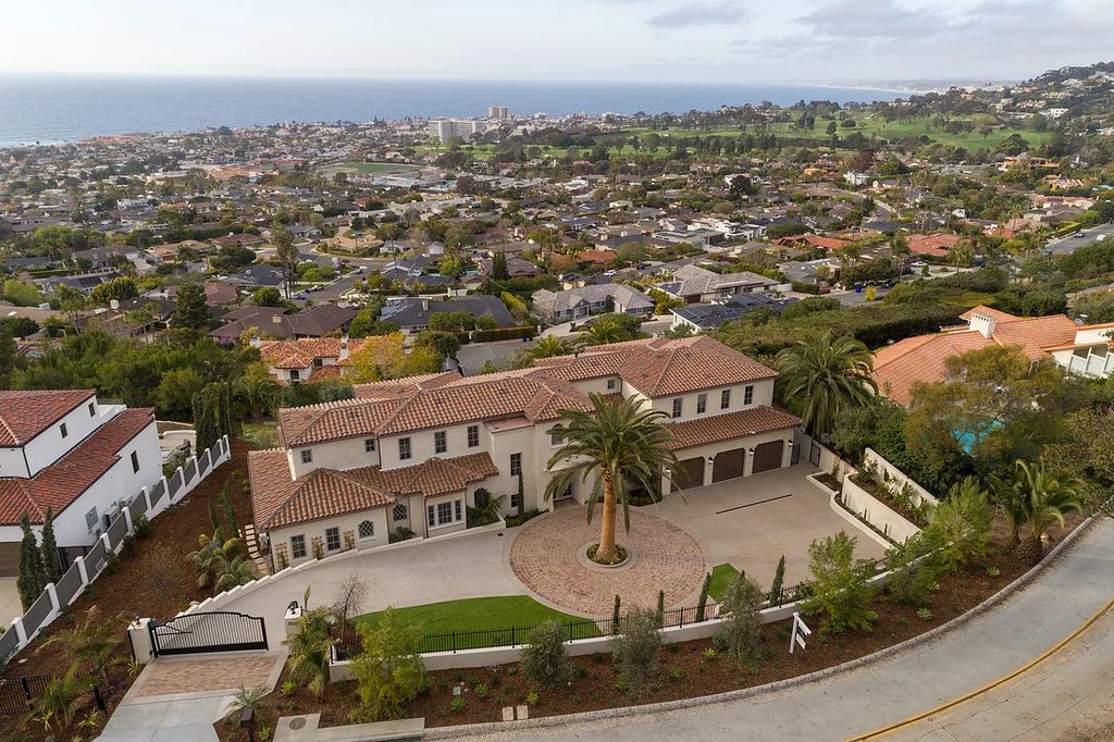 The Home in La Jolla is a Brand new construction on Muirlands Drive with panoramic ocean, village, and golf course views now available for sale. This home located at 1206 Muirlands Dr, La Jolla, California; offering 8 bedrooms and 8 bathrooms with over 7,700 square feet of living spaces.