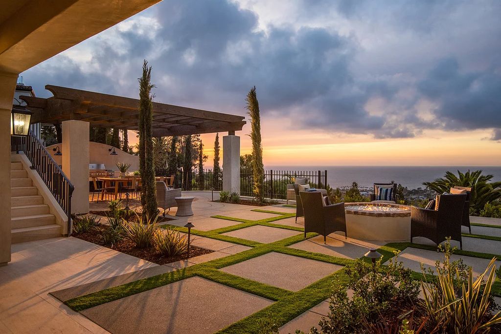 The Home in La Jolla is a Brand new construction on Muirlands Drive with panoramic ocean, village, and golf course views now available for sale. This home located at 1206 Muirlands Dr, La Jolla, California; offering 8 bedrooms and 8 bathrooms with over 7,700 square feet of living spaces.
