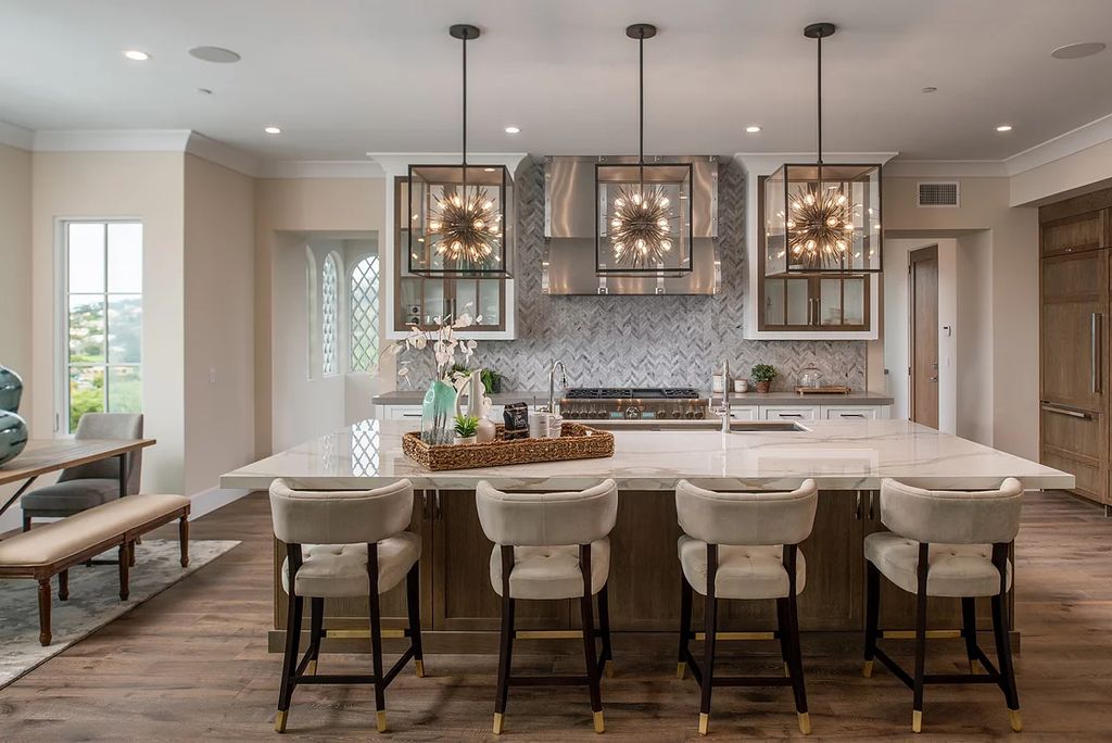 The Home in La Jolla is a Brand new construction on Muirlands Drive with panoramic ocean, village, and golf course views now available for sale. This home located at 1206 Muirlands Dr, La Jolla, California; offering 8 bedrooms and 8 bathrooms with over 7,700 square feet of living spaces.