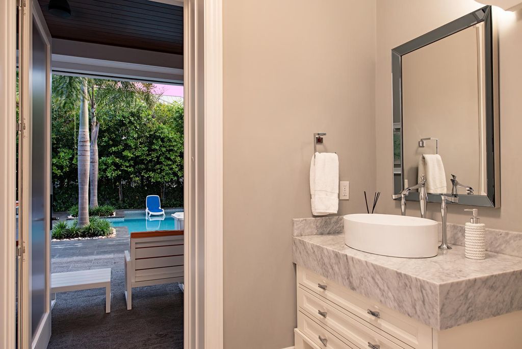 Classic Floridian style home situated at the heart of Old Naples, Florida