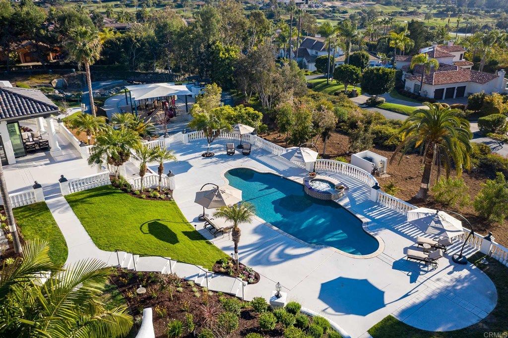 The Rancho Santa Fe Mediterranean Home is a luxurious property with breathtaking sunsets and panoramic views to the ocean now available for sale. This home located at 6823 Spyglass Ln, Rancho Santa Fe, California; offering 6 bedrooms and 7 bathrooms with over 7,300 square feet of living spaces.