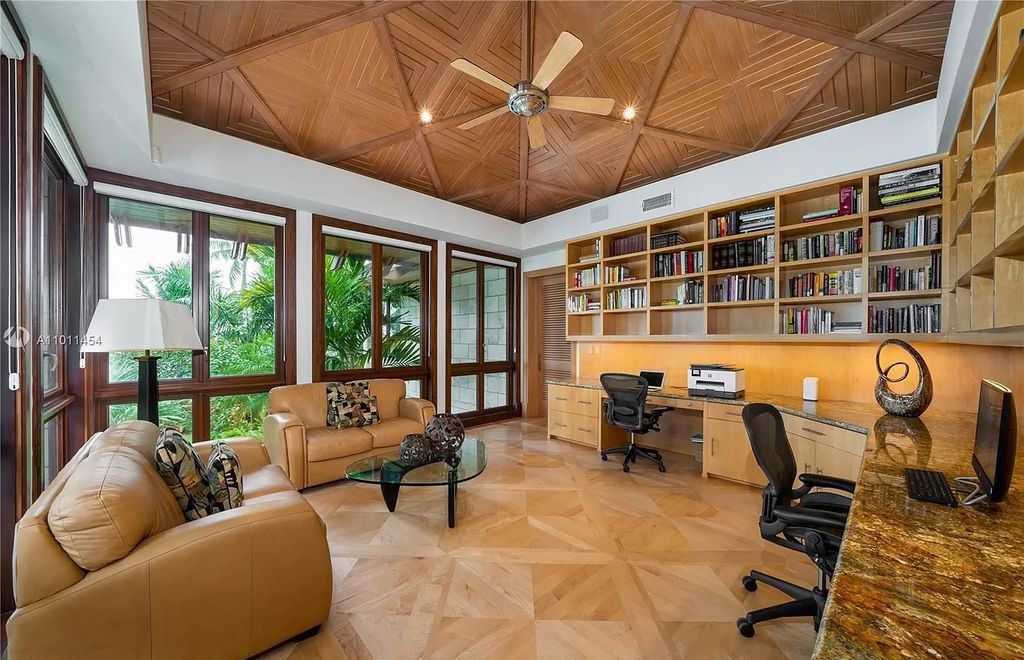 The Miami Waterfront Home is an outstanding residence offers total privacy and stunning water views with oversized pool now available for sale. This home located at 400 S Mashta Dr, Key Biscayne, Florida; offering 6 bedrooms and 7 bathrooms with over 8,200 square feet of living spaces