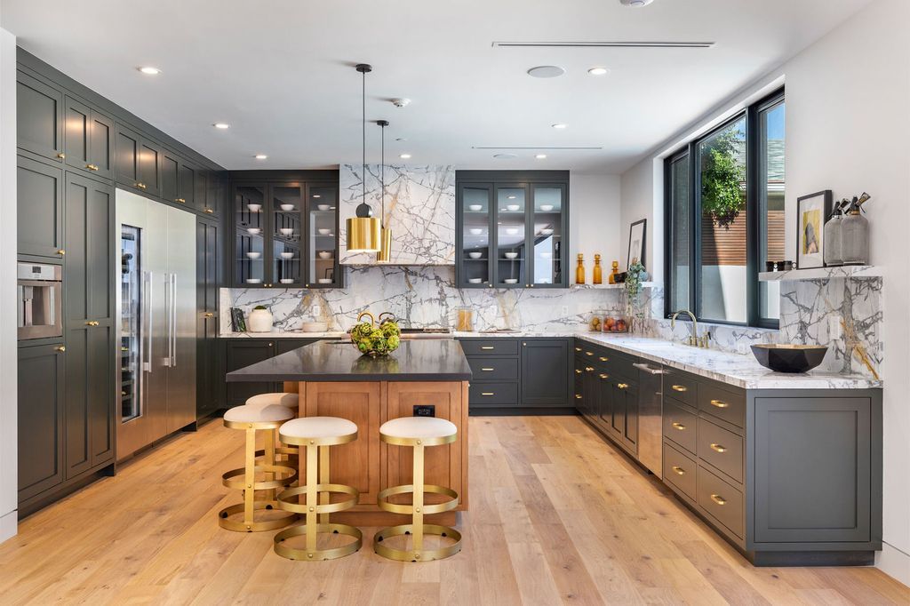The Beverly Hills Home is a magnificent newly completed architectural residence with great volume and scale now available for sale. This home located at 2220 Coldwater Canyon Dr, Beverly Hills, California; offering 4 bedrooms and 5 bathrooms with over 4,200 square feet of living spaces.