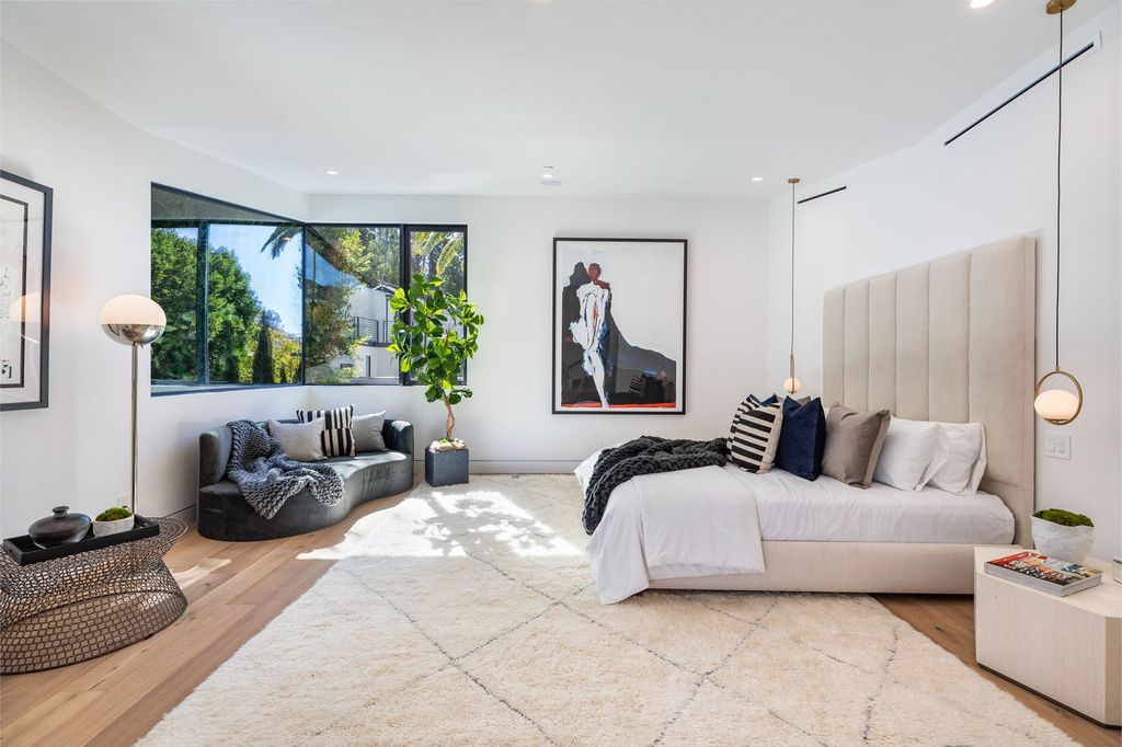 The Beverly Hills Home is a magnificent newly completed architectural residence with great volume and scale now available for sale. This home located at 2220 Coldwater Canyon Dr, Beverly Hills, California; offering 4 bedrooms and 5 bathrooms with over 4,200 square feet of living spaces.