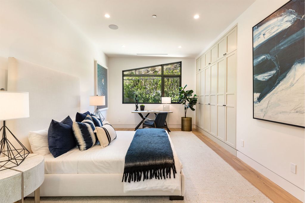 The Beverly Hills Home is a magnificent newly completed architectural residence with great volume and scale now available for sale. This home located at 2220 Coldwater Canyon Dr, Beverly Hills, California; offering 4 bedrooms and 5 bathrooms with over 4,200 square feet of living spaces.